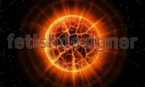 Exploding planete a ball of fire ready to explode it is sucked in by interstellar energy