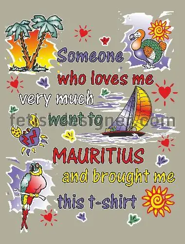 Someone who love me touristic design mauritius
