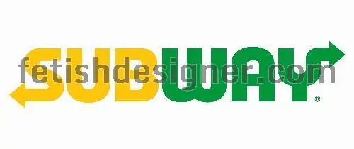 Subway new logo on white background