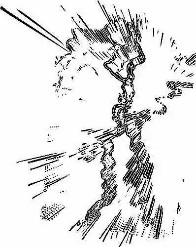 Cracked background effect
