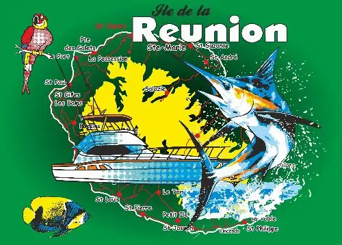 Reunion island and marlin