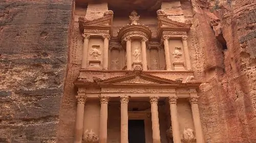 Al khazneh le temple du trsor ancienne ville de petra jordanie