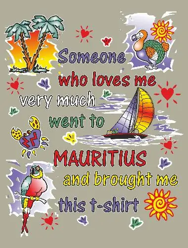 Someone who love me touristic design mauritius