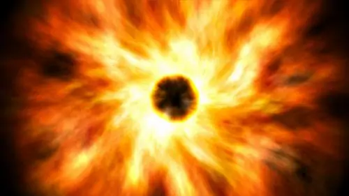 Supernova is the set of phenomena that result from the implosion of a star at the end of its life